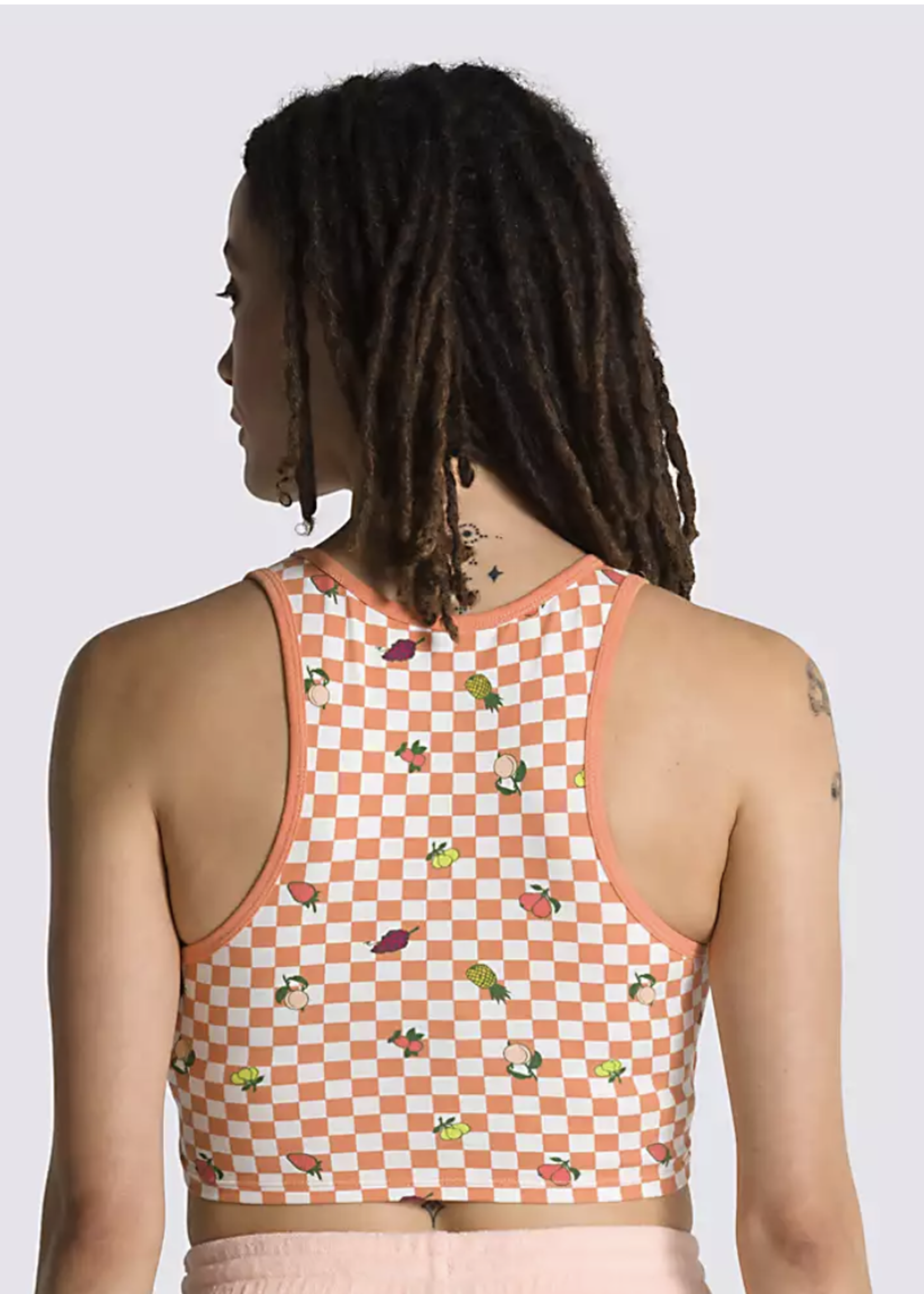 VANS W VANS LONGLINE RACEBACK PRINT BRALETTE SUN BAKED
