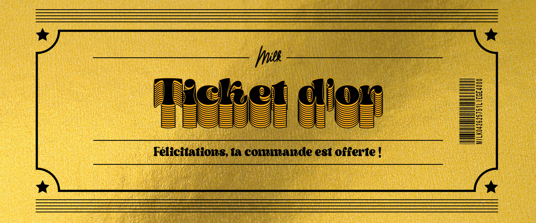 Lancement du site internet : Ticket d'or 