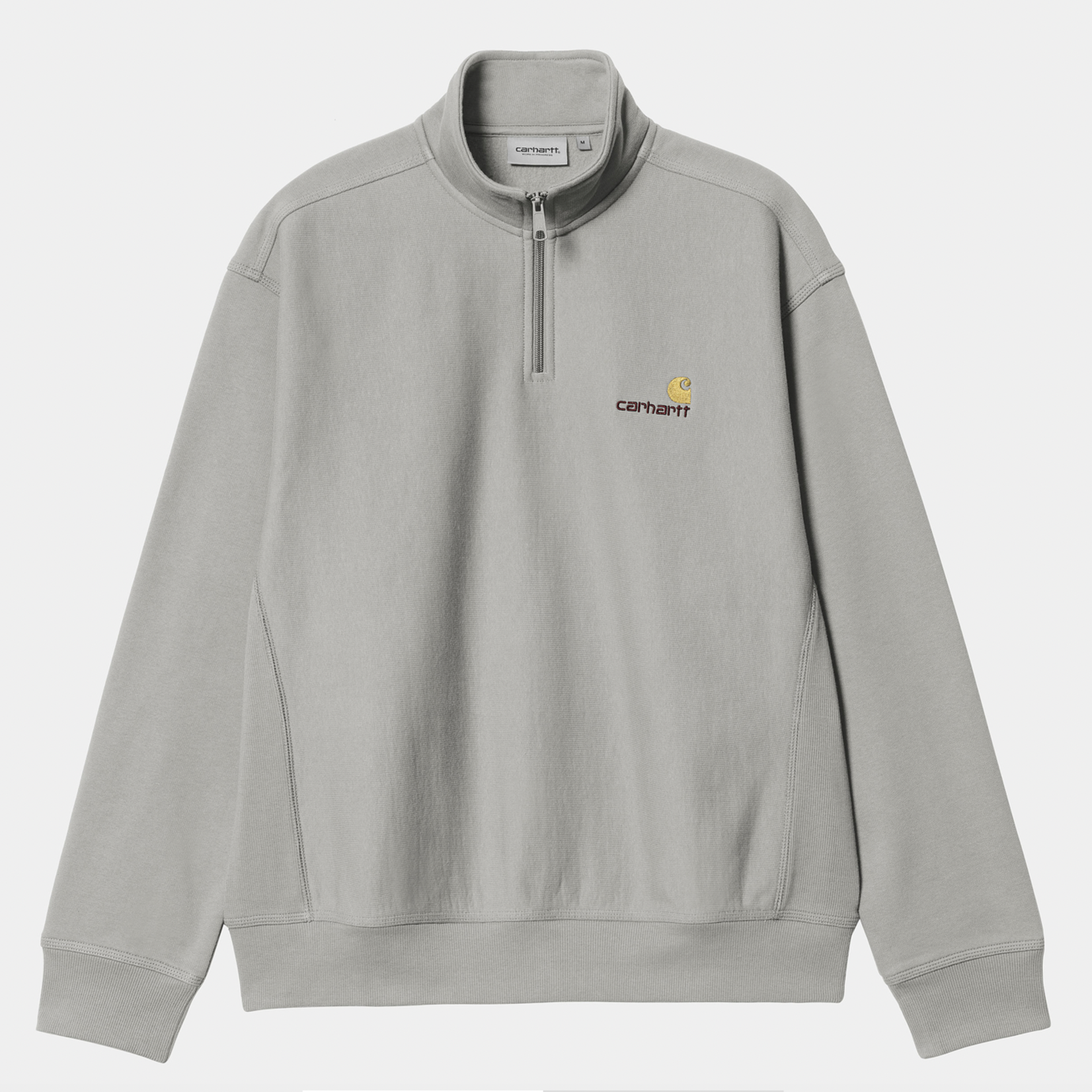 CARHARTT WIP HALF ZIP AMERICAN SCRIPT SWEAT