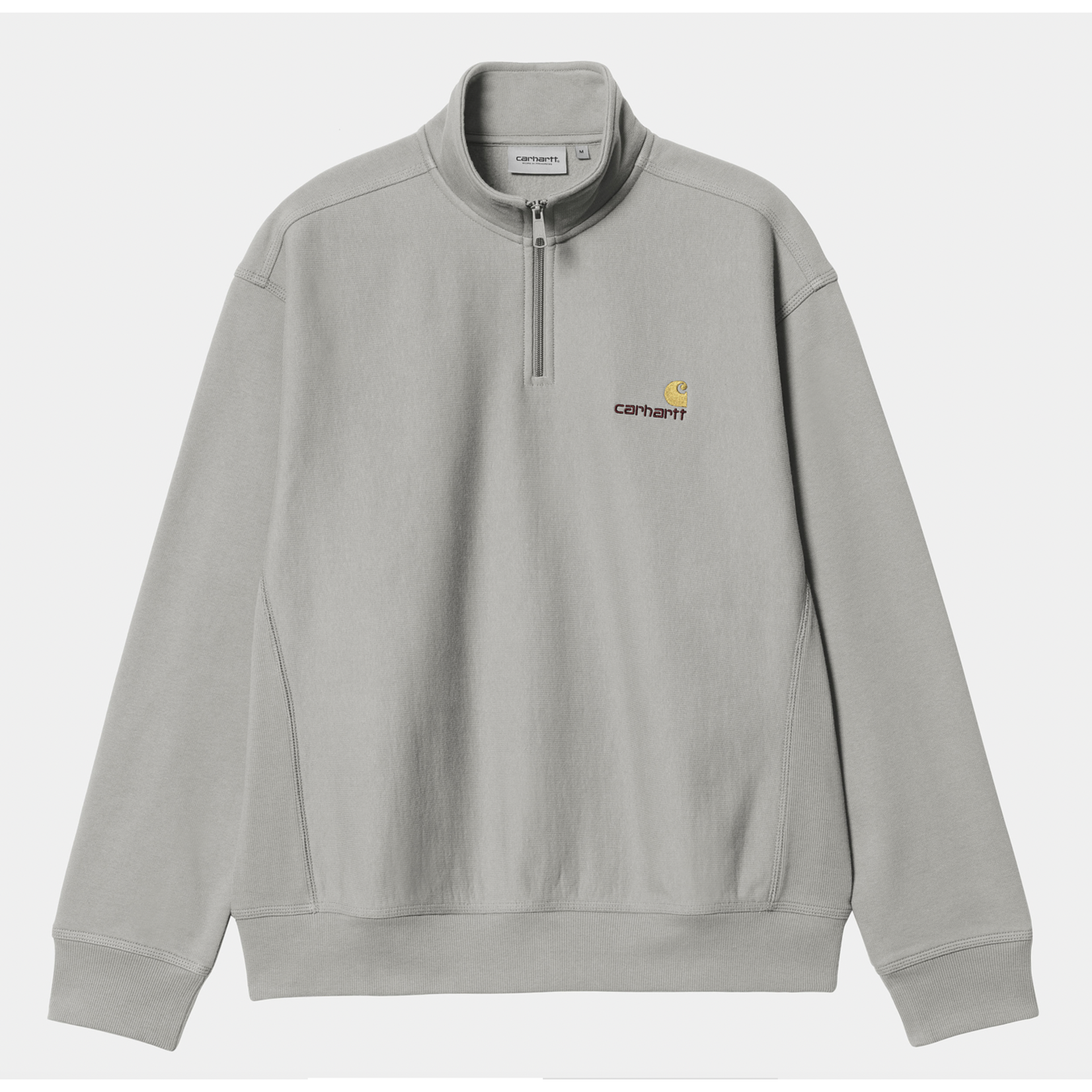 CARHARTT WIP CARHARTT WIP HALF ZIP AMERICAN SCRIPT SWEAT