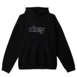 OBEY DAILY POLAR FLEECE HOODIE