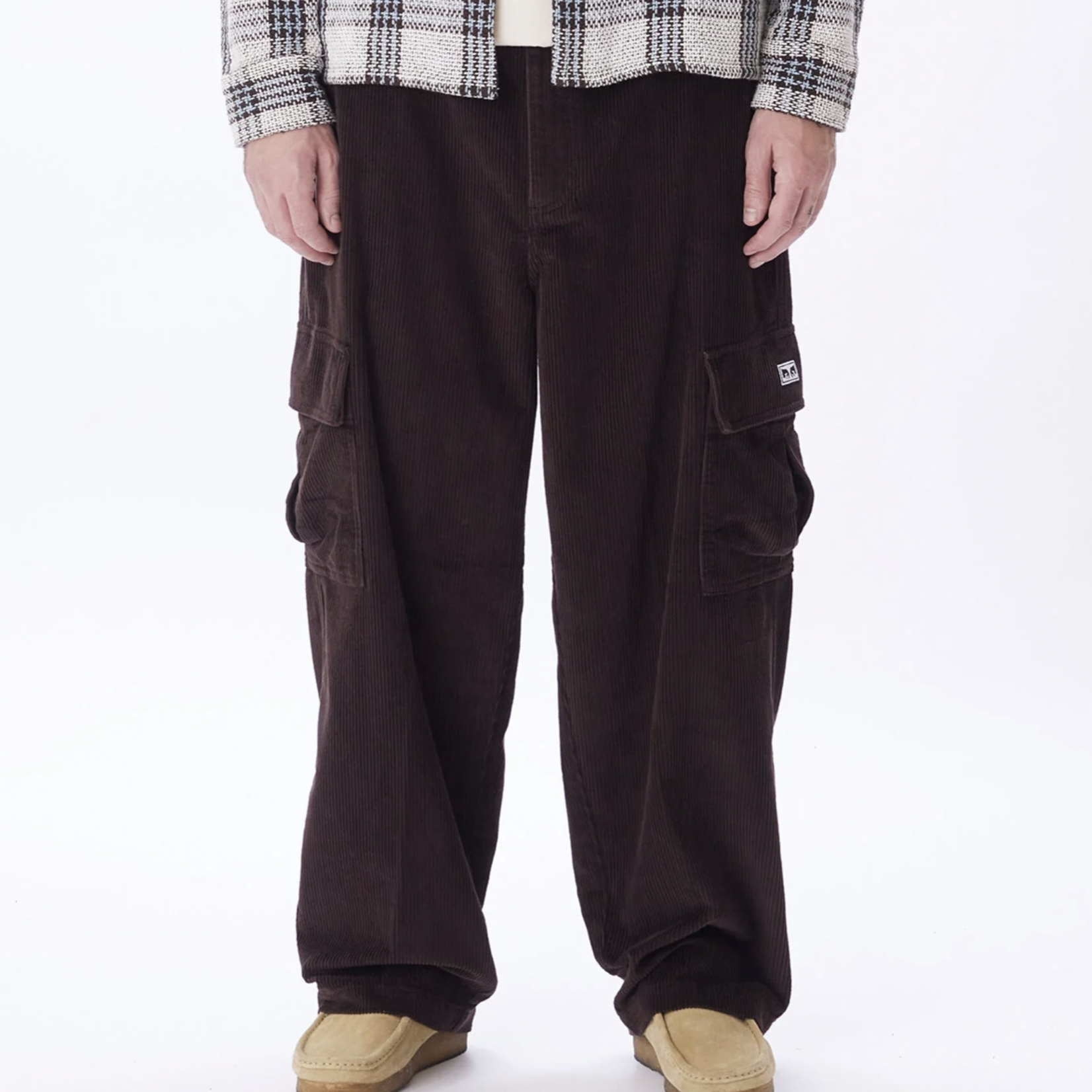 OBEY BIGWIG BAGGY CORDUROY CARGO PANT