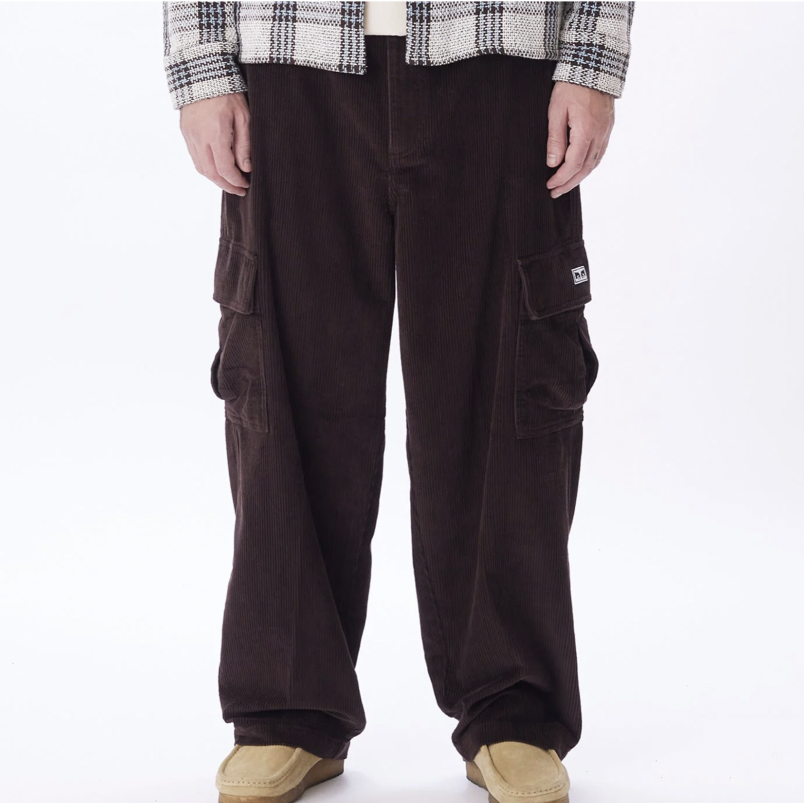OBEY OBEY BIGWIG BAGGY CORDUROY CARGO PANT