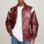 TOMMY JEANS W TJ GRUNGE PLEATHER BOMBER