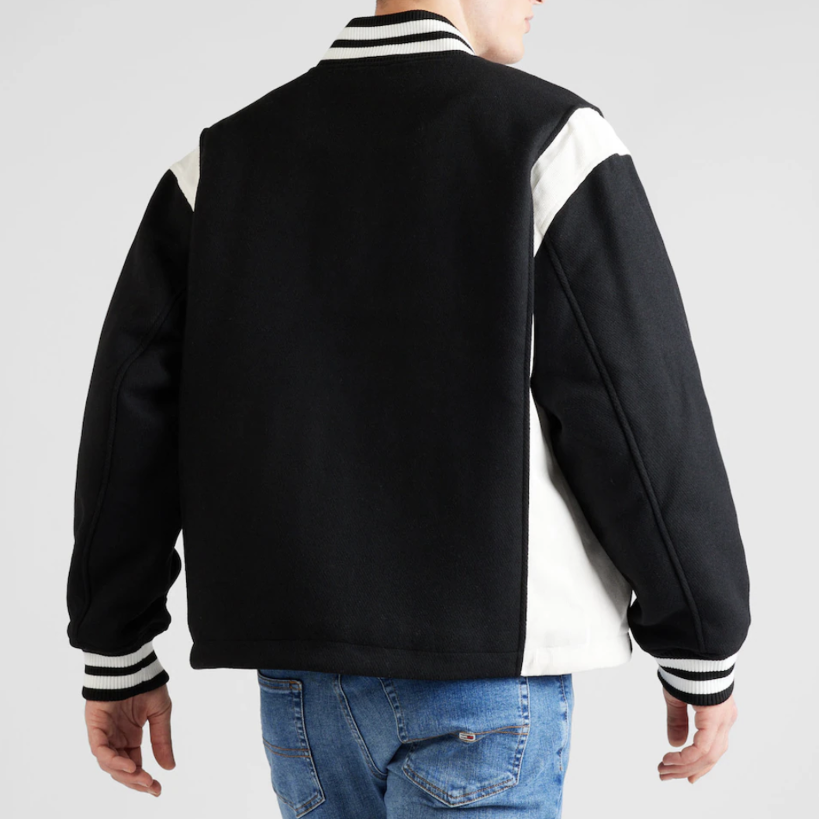 TOMMY JEANS TJ  CORD WOOL MIX LETTERMAN