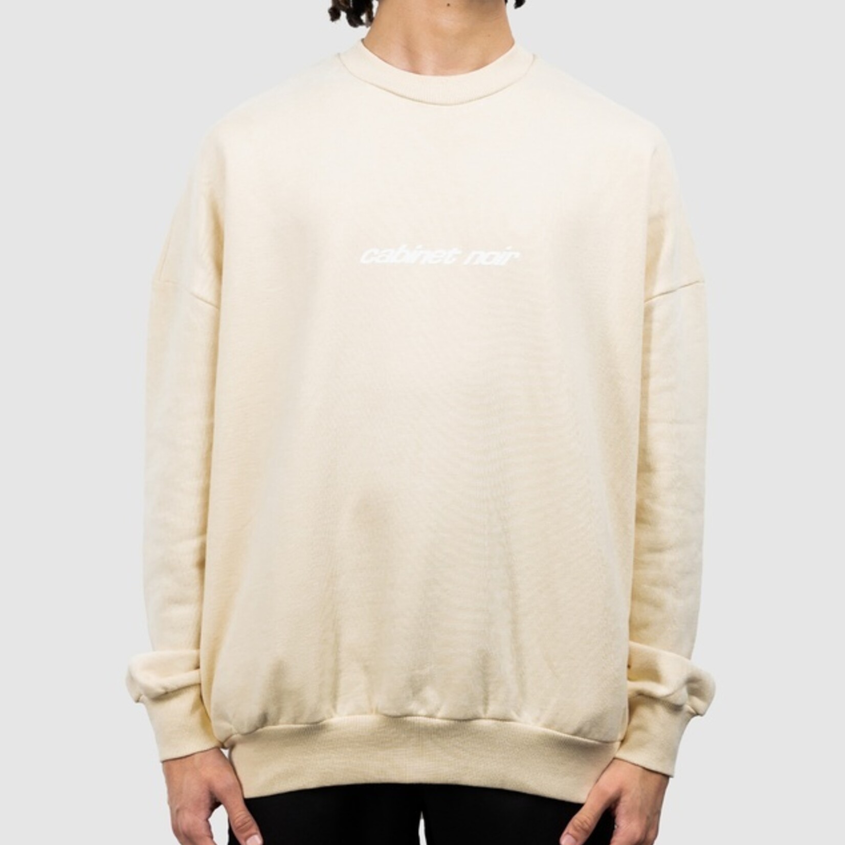 CABINET NOIR CN BASIC LOGO CREWNECK