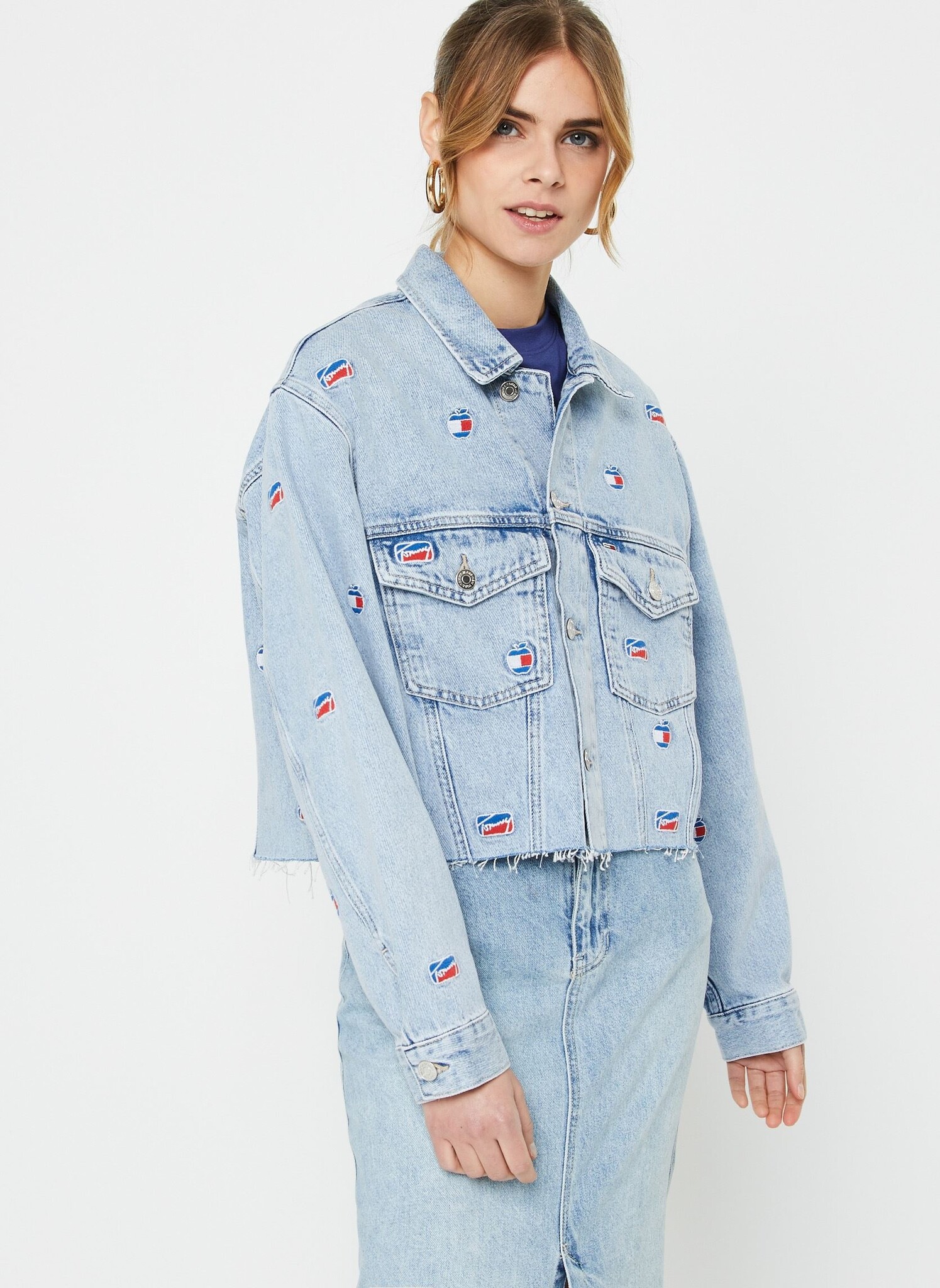 W TJ OVERSIZE CROPPED JKT