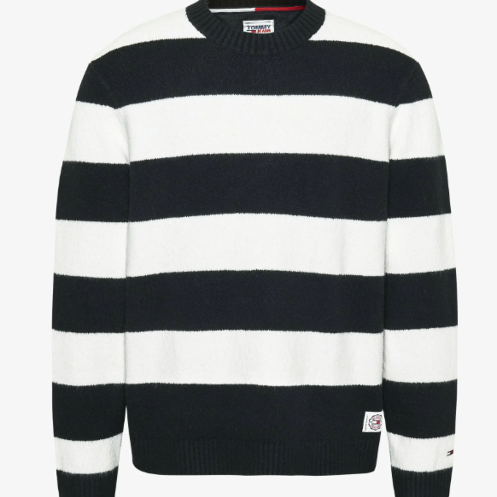 TOMMY JEANS TJ RELAXED TEXTURED STRIPE KNIT