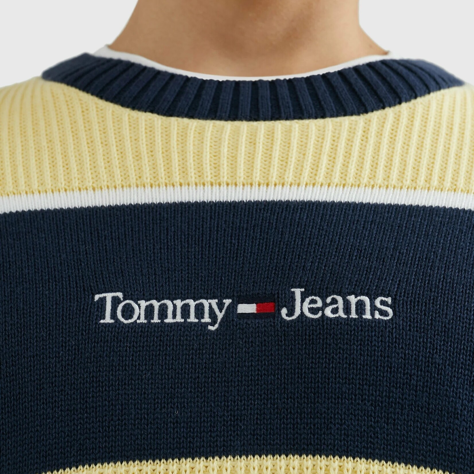 TOMMY JEANS TJ RLX BOLD STRIPE SWEATER