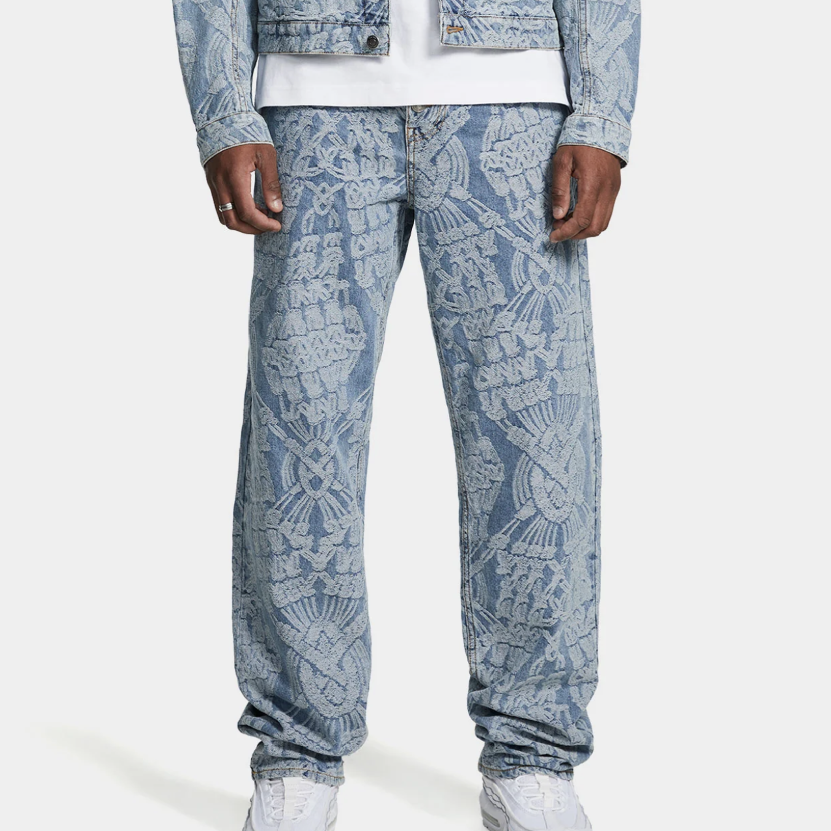 DAILY PAPER DP SETTLE MACRAME DENIM PANTS