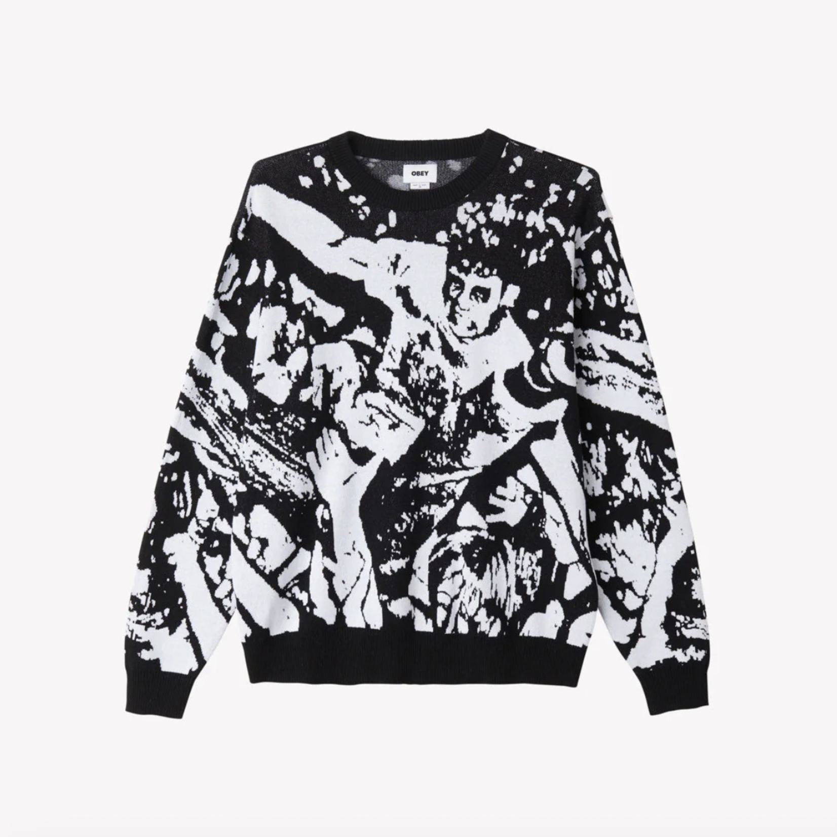 OBEY CROWD SUFING SWEATER