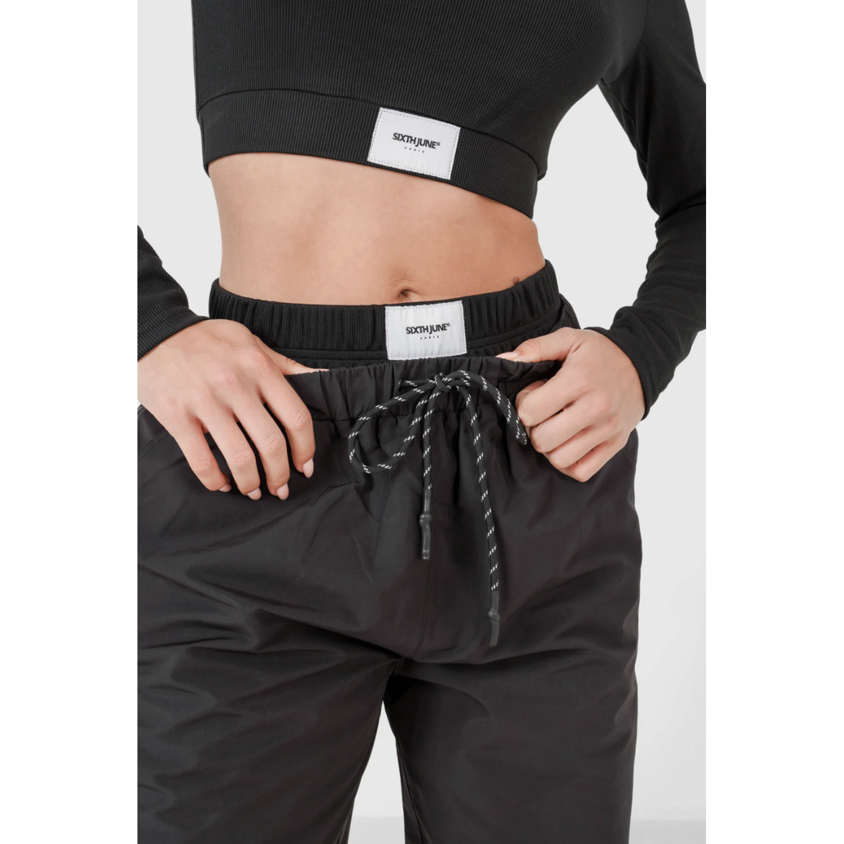 SIXTH JUNE W SIXTH JUNE DOUBLE WAIST NYLON JOGGER