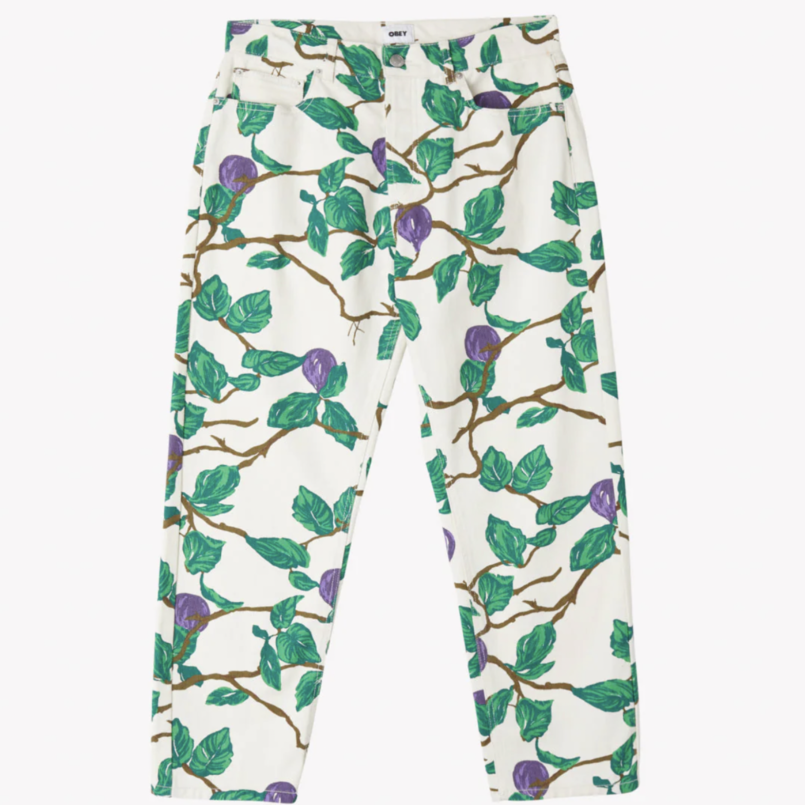 OBEY W OBEY HARDWORK PRINTED DENIM