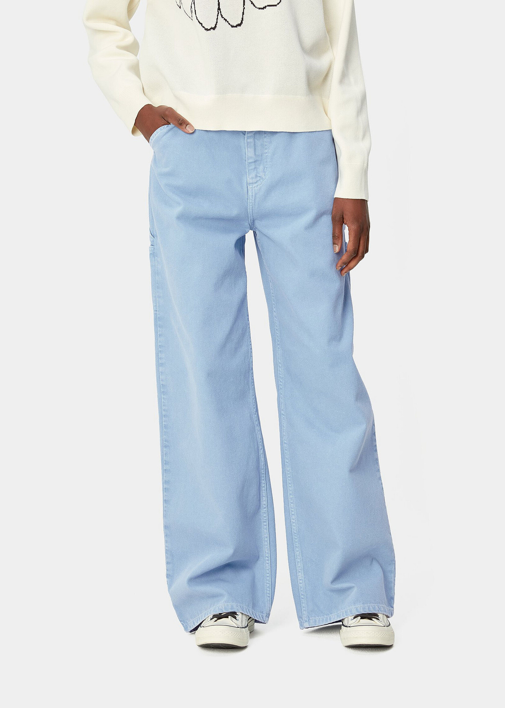 CARHARTT WIP W CARHARTT JENS PANT 100% COTTON FW23