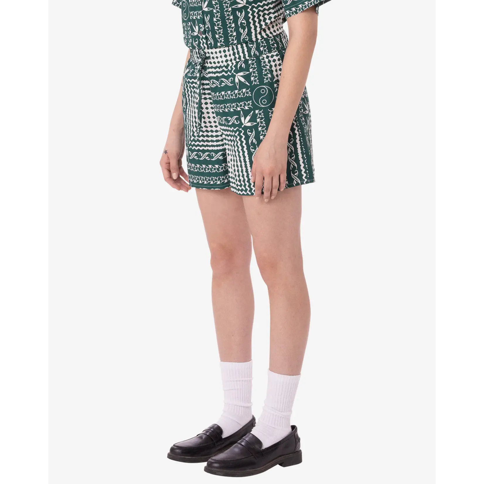 OBEY OBEY WOMEN ANGELICA BANDANA SHORT