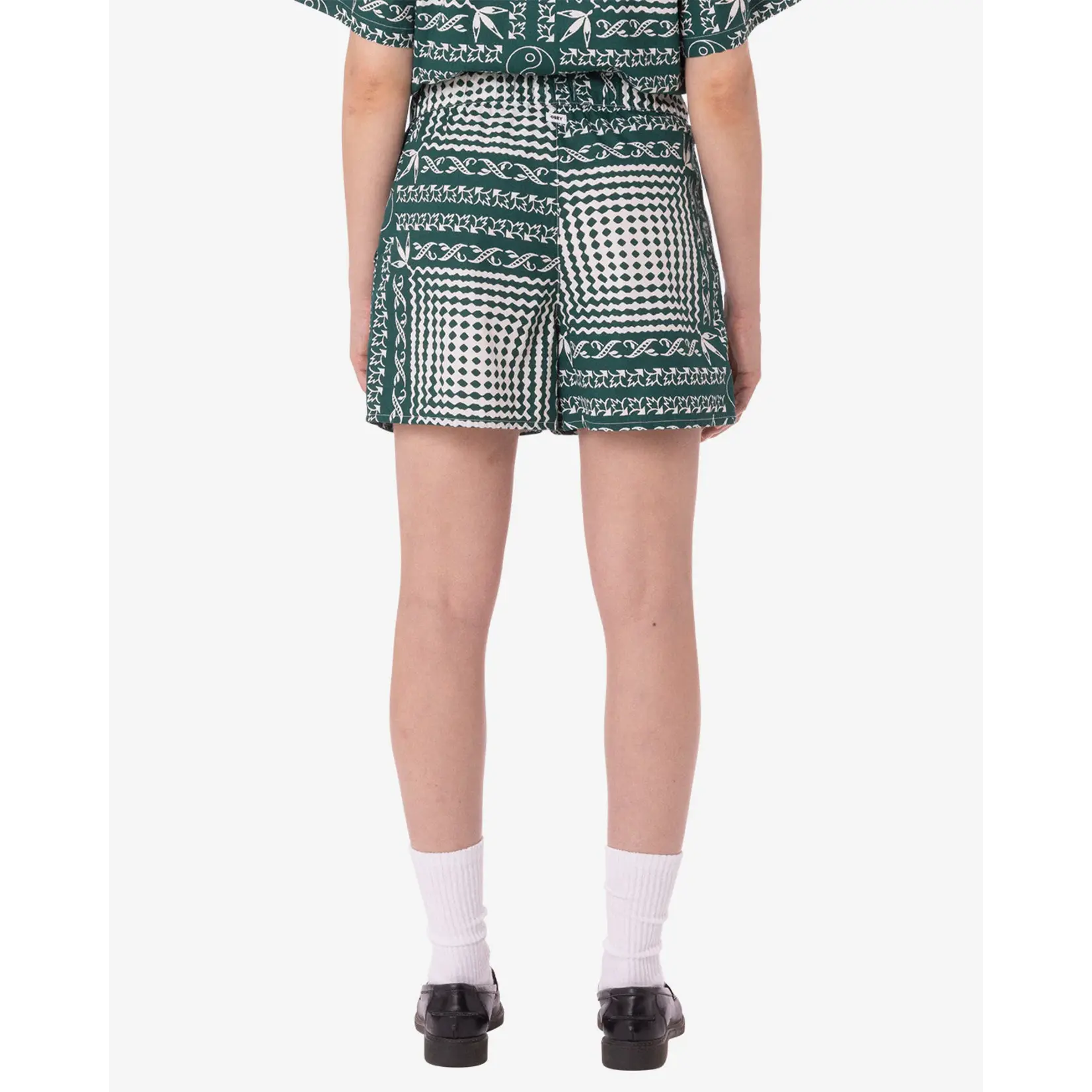 OBEY OBEY WOMEN ANGELICA BANDANA SHORT