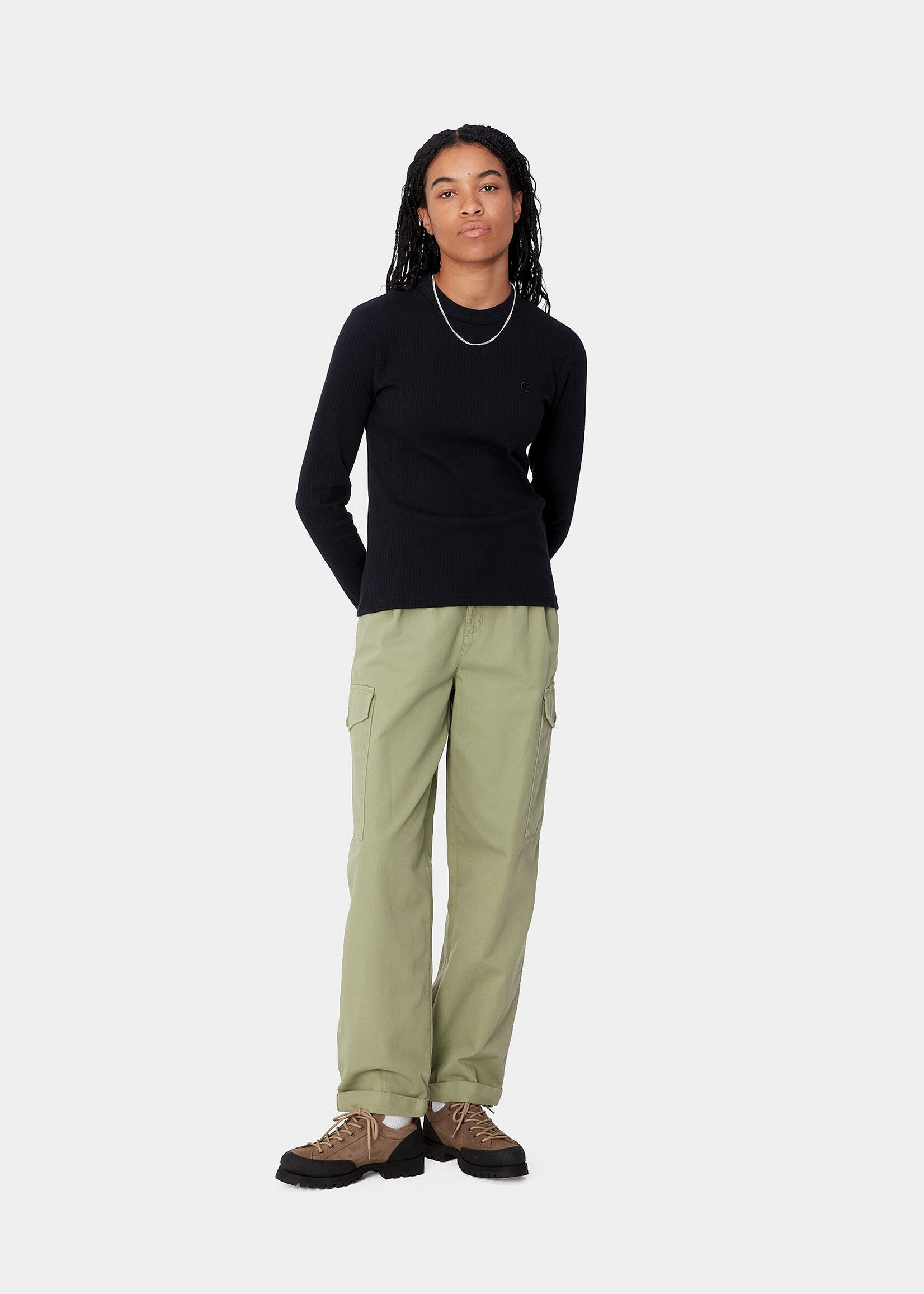 CARHARTT WIP W CARHARTT COLLINS PANT 100% ORGANIC COTTON