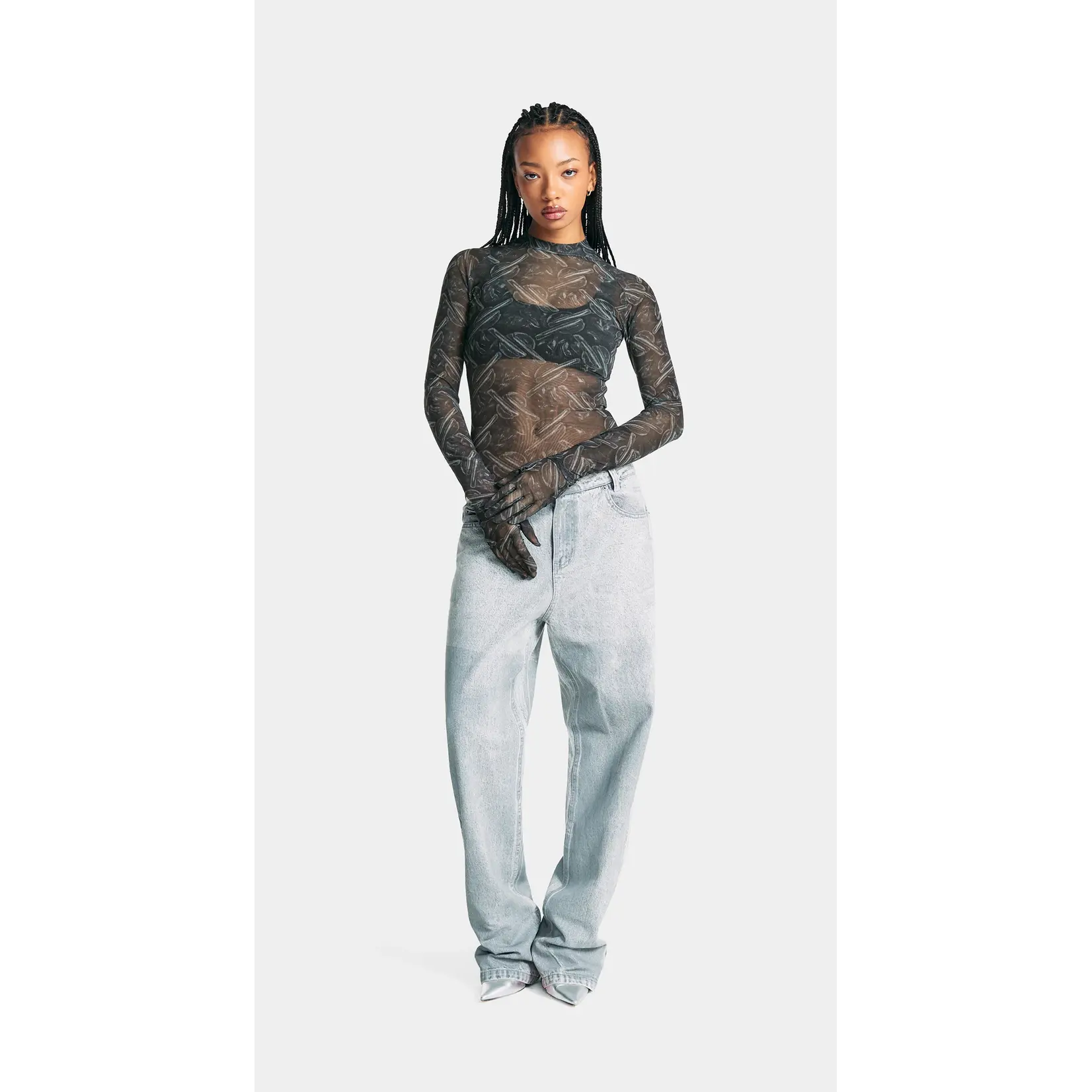 DAILY PAPER DAILY PAPER WOMEN FERA BUBBLEWRAP TOP