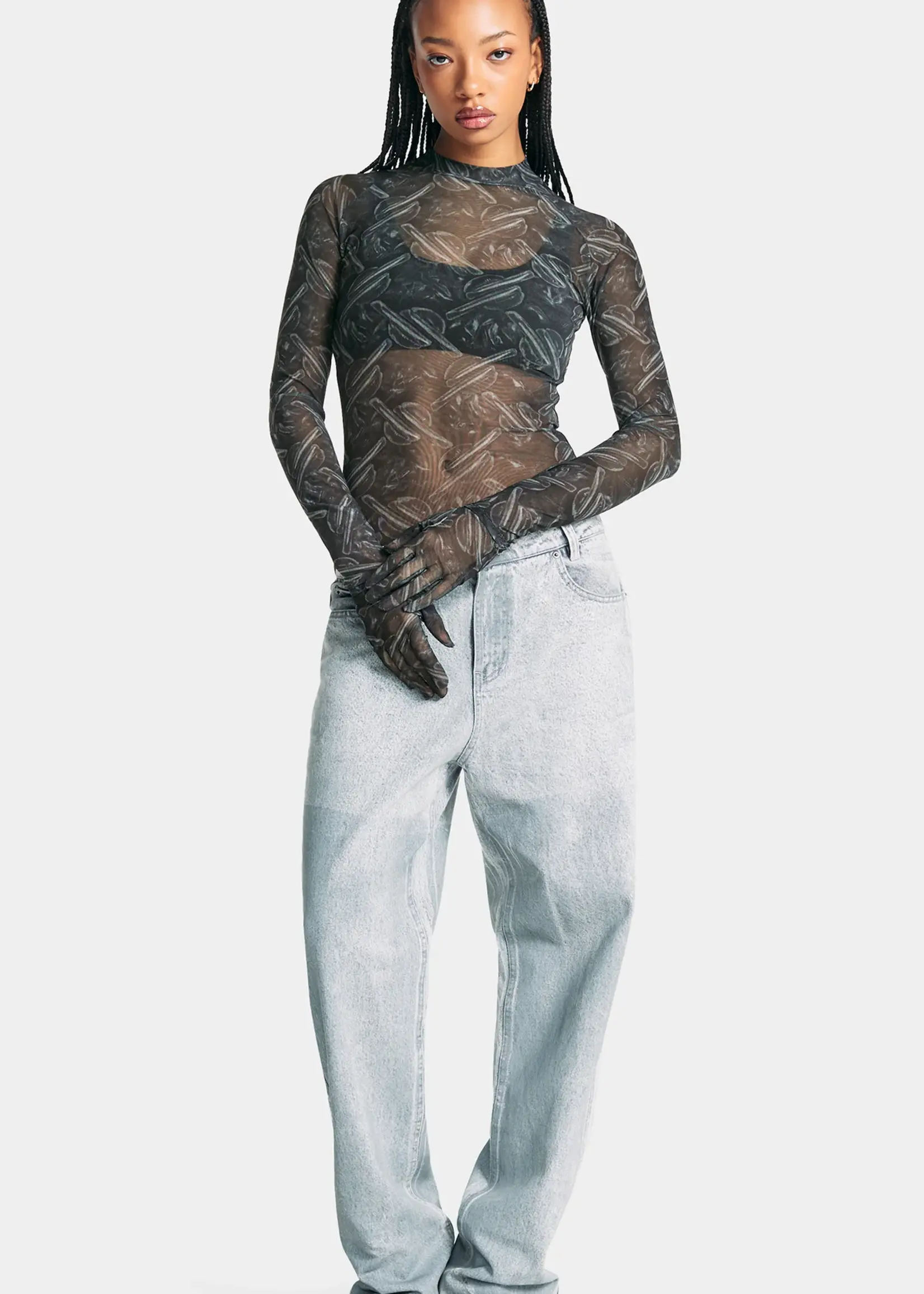 DAILY PAPER W DAILY PAPER FERA BUBBLEWRAP TOP