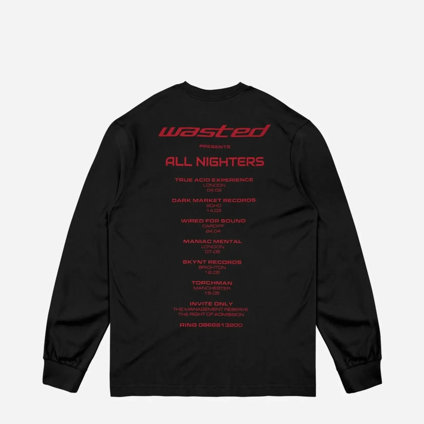 WASTED PARIS WP FUSION LONGSLEEVES T-SHIRT