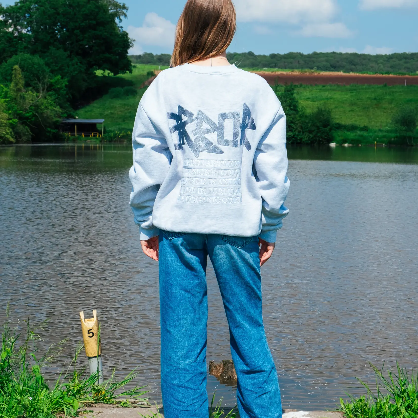 ARBOR ANTWERP ARBOR METALLIC CREWNECK