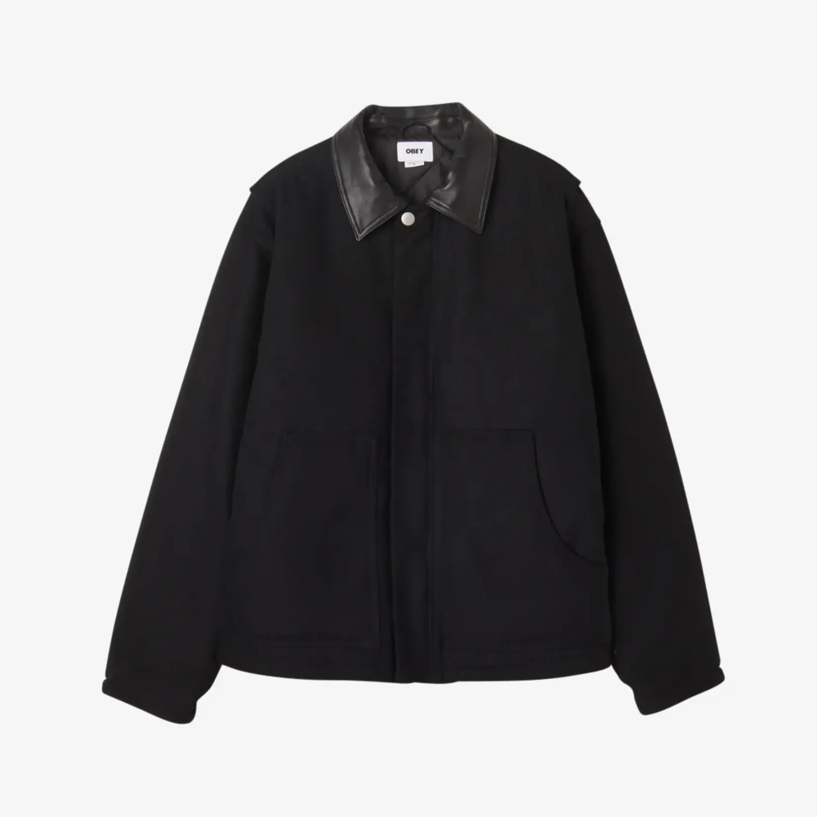 OBEY OBEY CHISEL MELTON JACKET