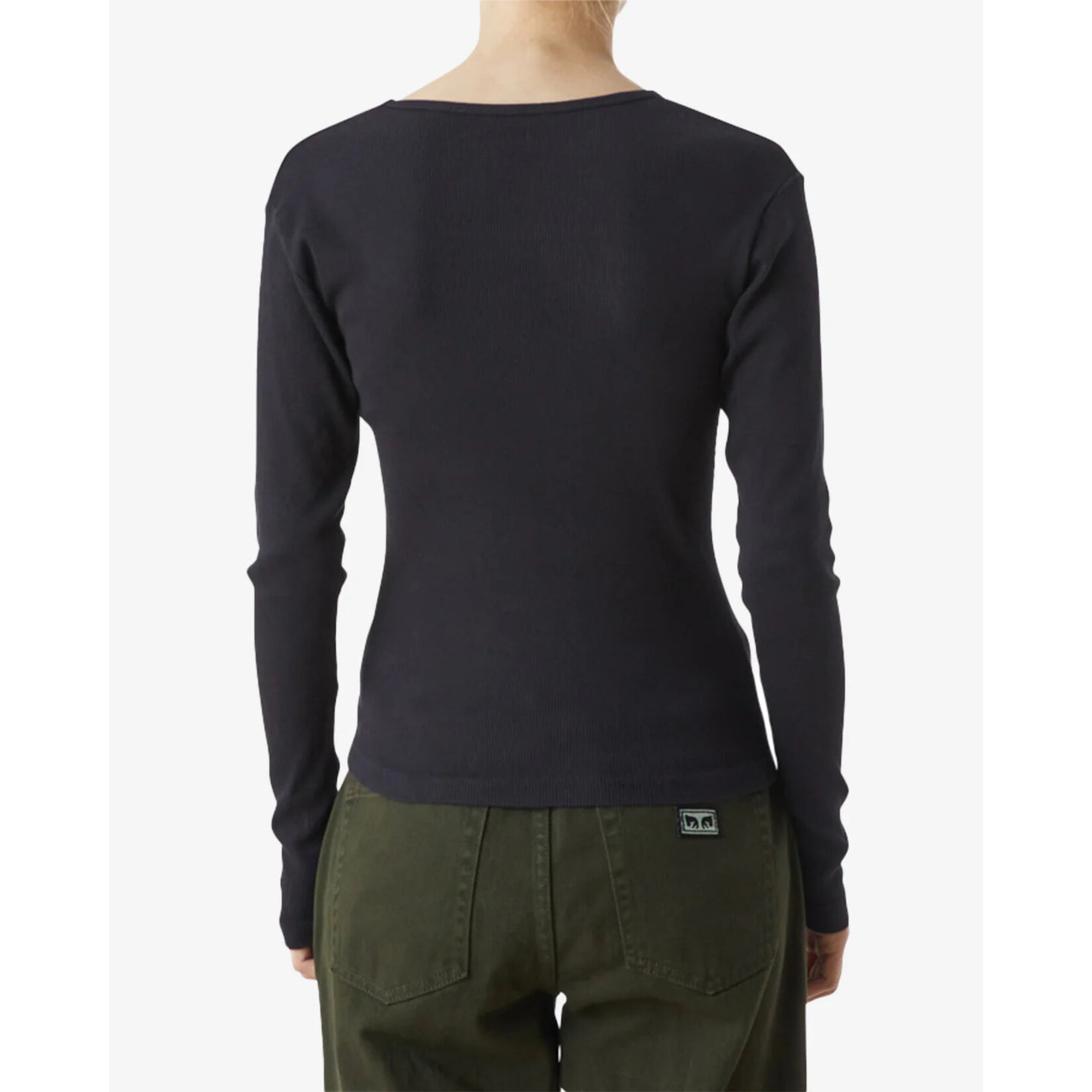 OBEY W OBEY OVAL L/S TEE