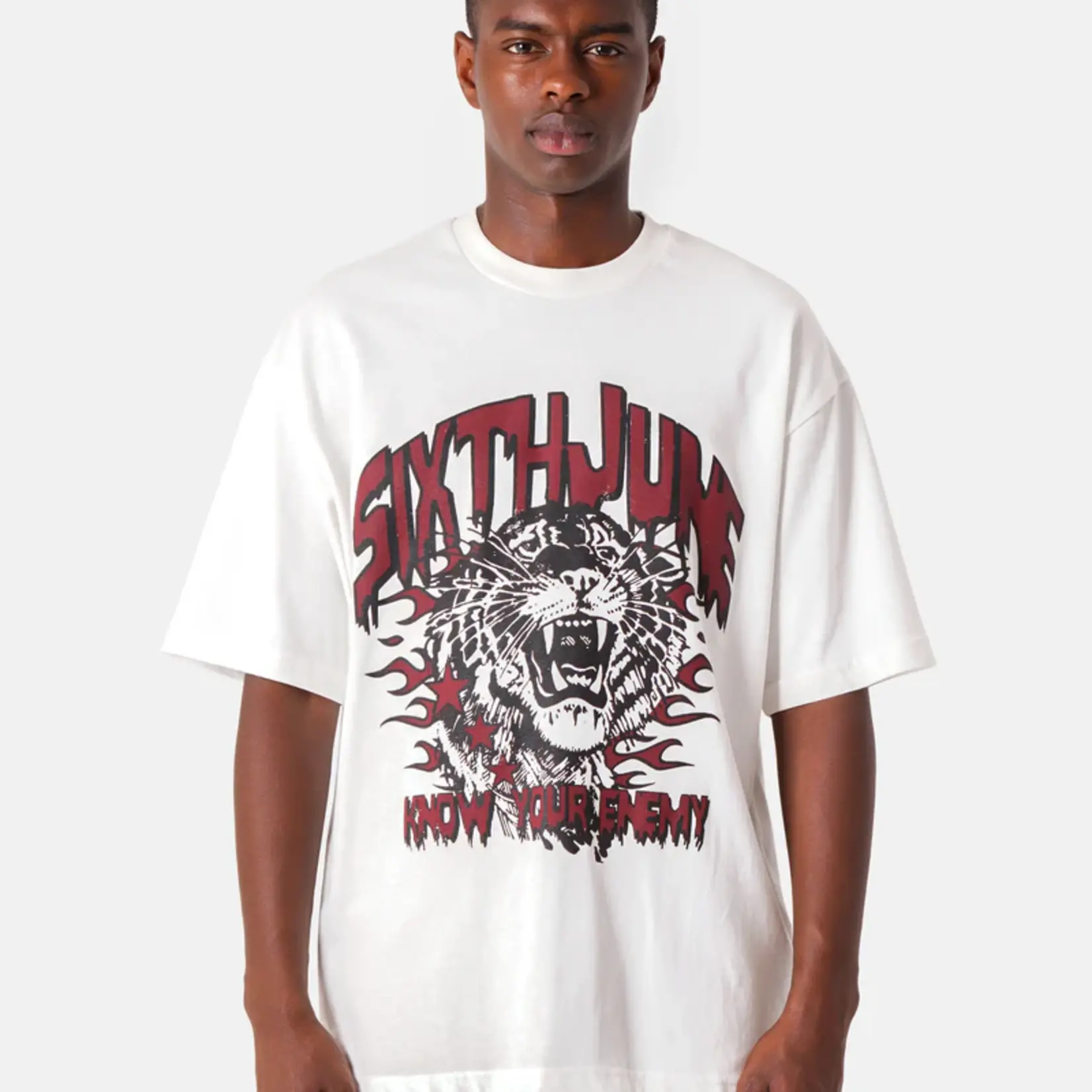 SIXTH JUNE SJ VINTAGE TIGER PRINT SS T-SHIRT