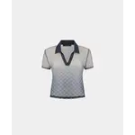 DAILY PAPER W DAILY PAPER MESH MONOGRAM POLO S/S