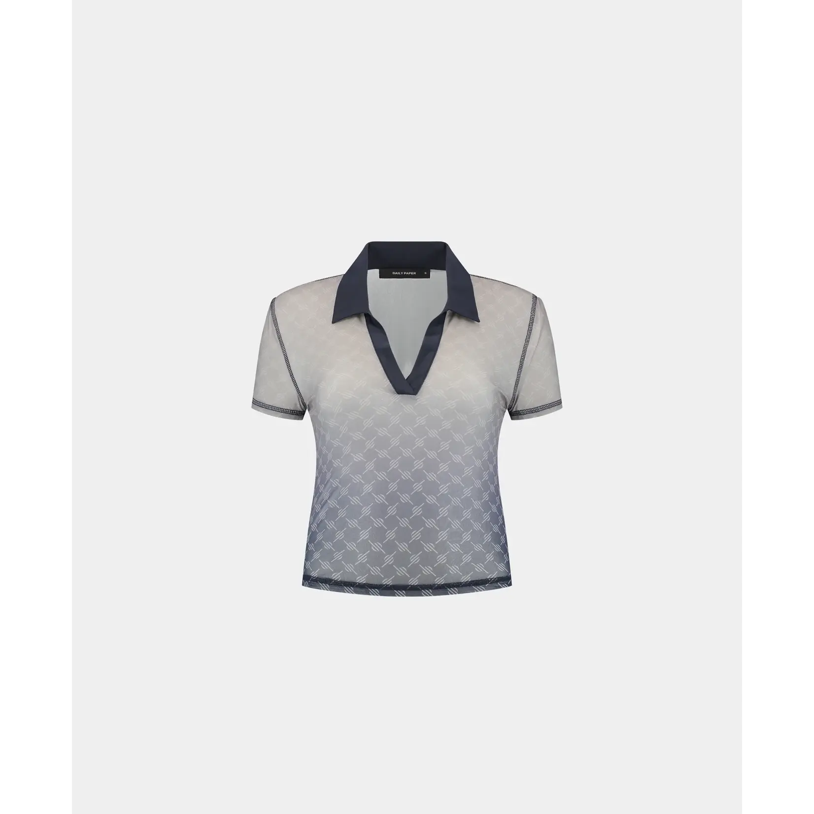 DAILY PAPER W DAILY PAPER MESH MONOGRAM POLO S/S
