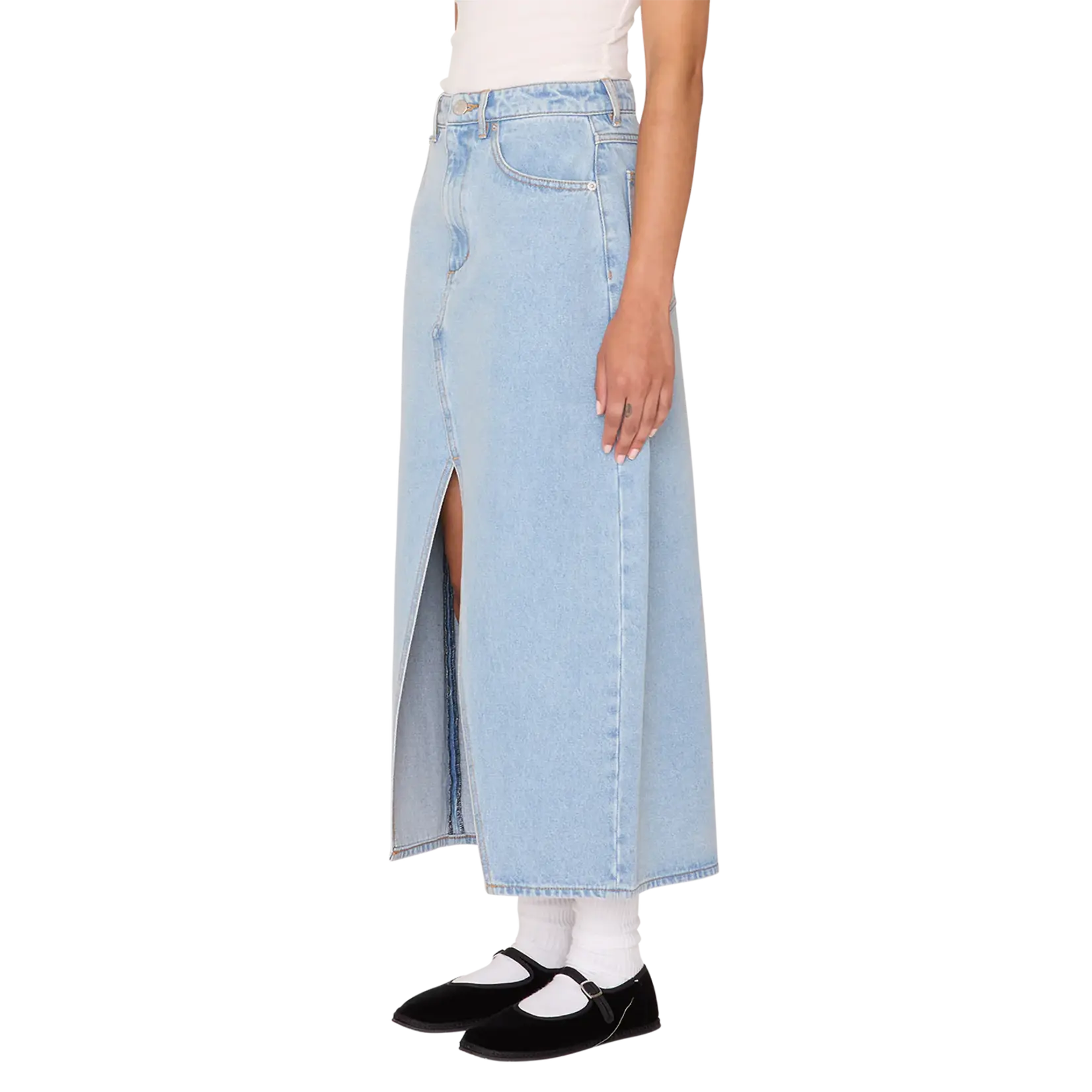 OBEY W OBEY SIMPLEX DENIM SKIRT