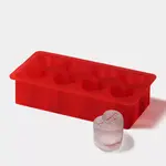 CARHARTT WIP HEART ICE CUBE TRAY SILICONE SCARLET