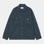 CARHARTT WIP DREWE CHORE COAT HEART C PINSTRIPE