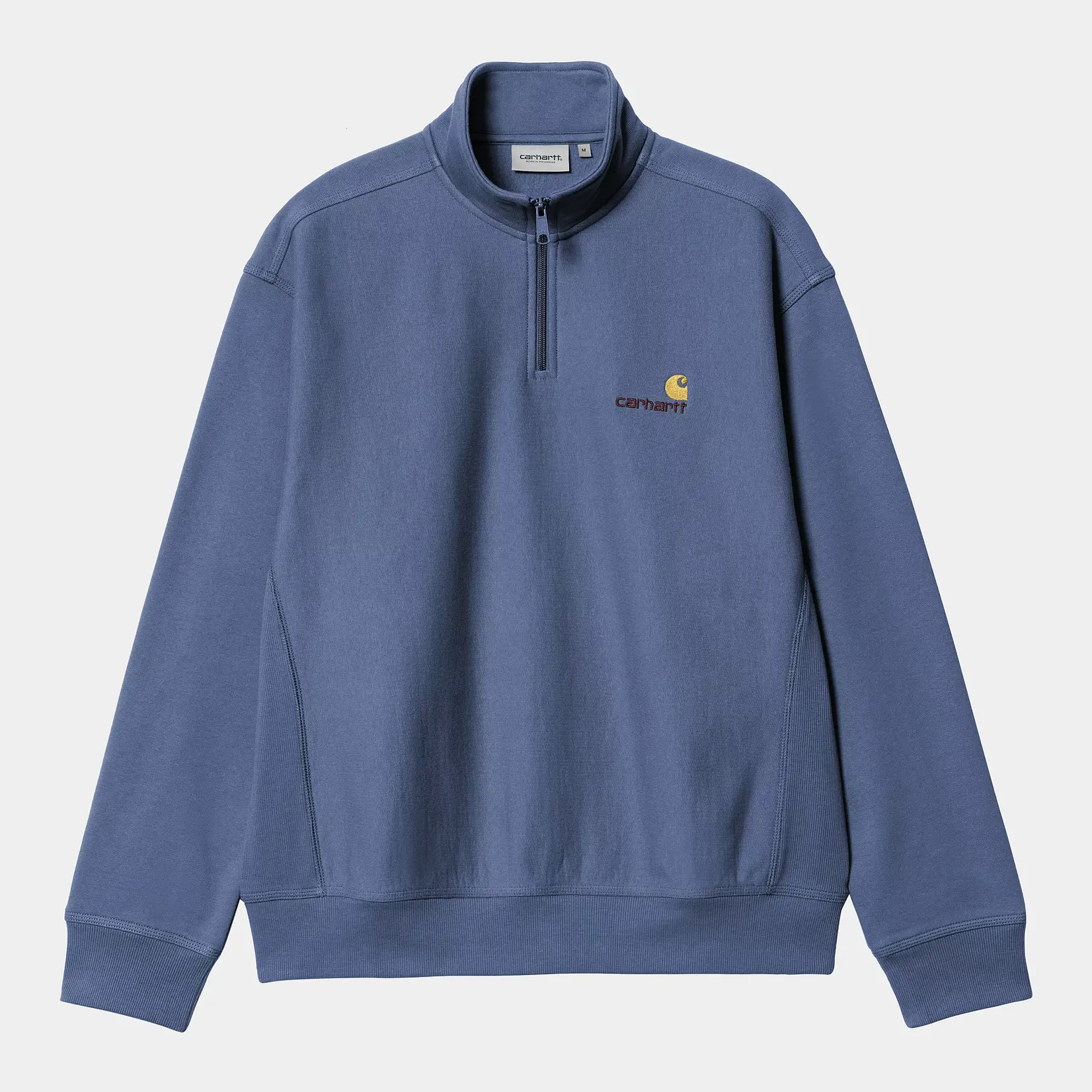 CARHARTT WIP HALF ZIP AMERICAN SCRIPT SWEAT
