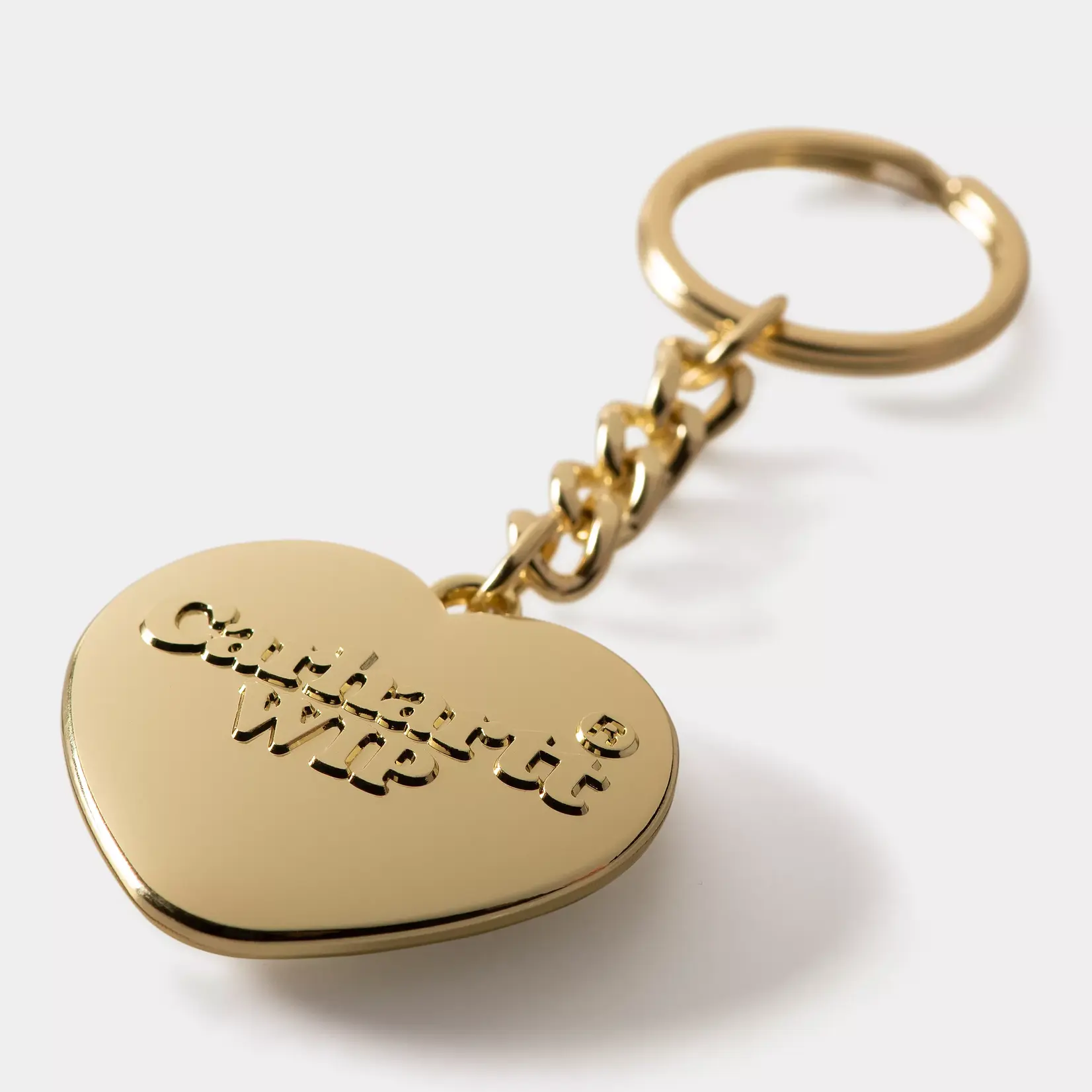 CARHARTT WIP CARHARTT HEART KEYCHAIN ZINC