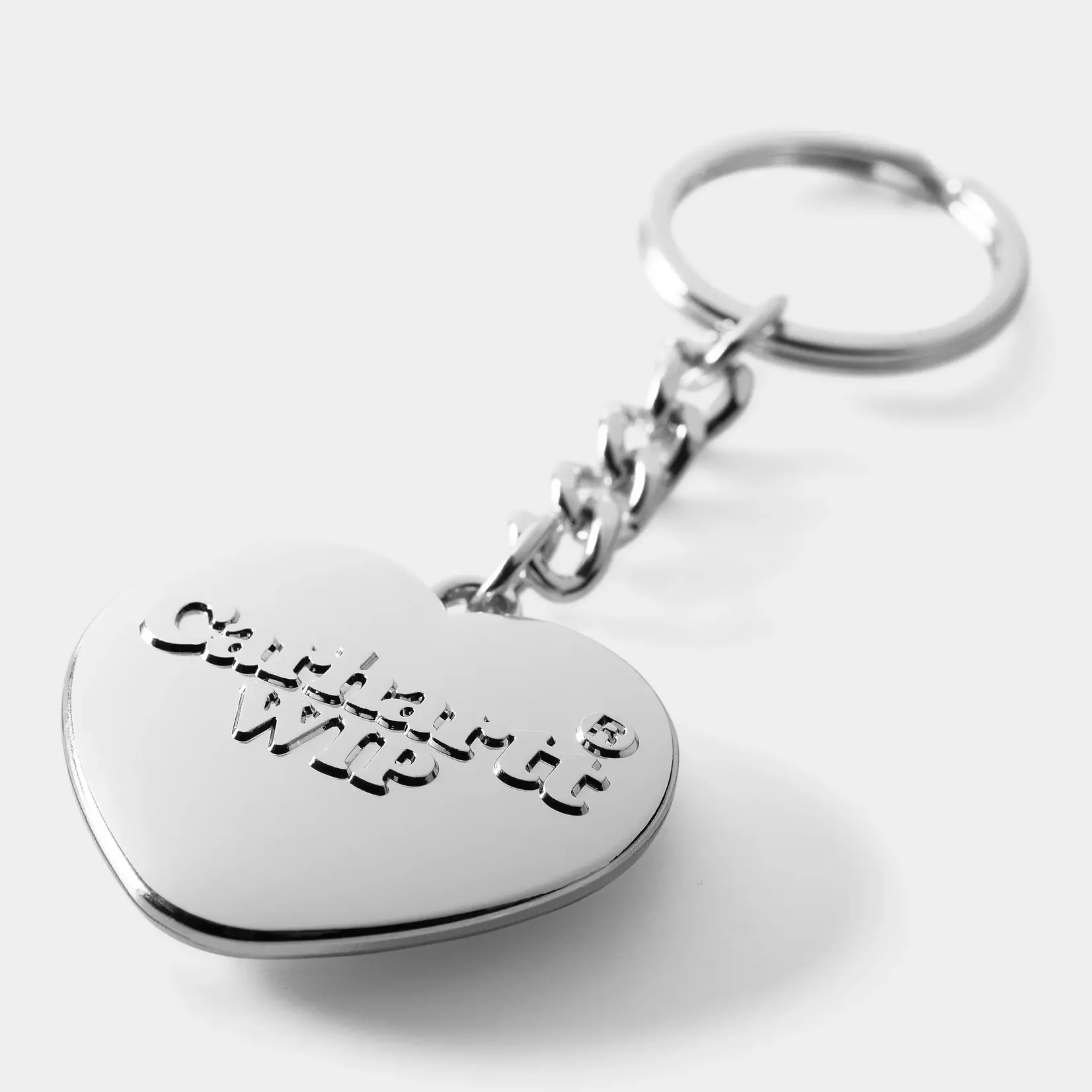 CARHARTT WIP HEART KEYCHAIN ZINC