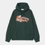 CARHARTT WIP HOODED FLAMING DUCK SWEAT