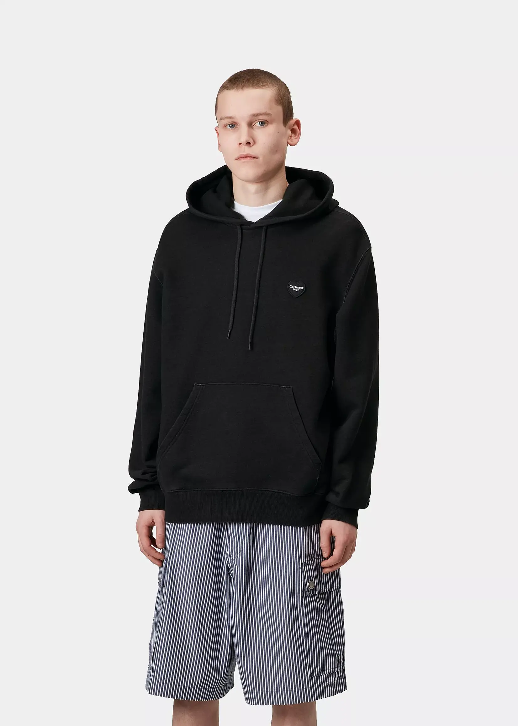 CARHARTT WIP CARHARTT HOODED INGO SWEAT 100% COTTON