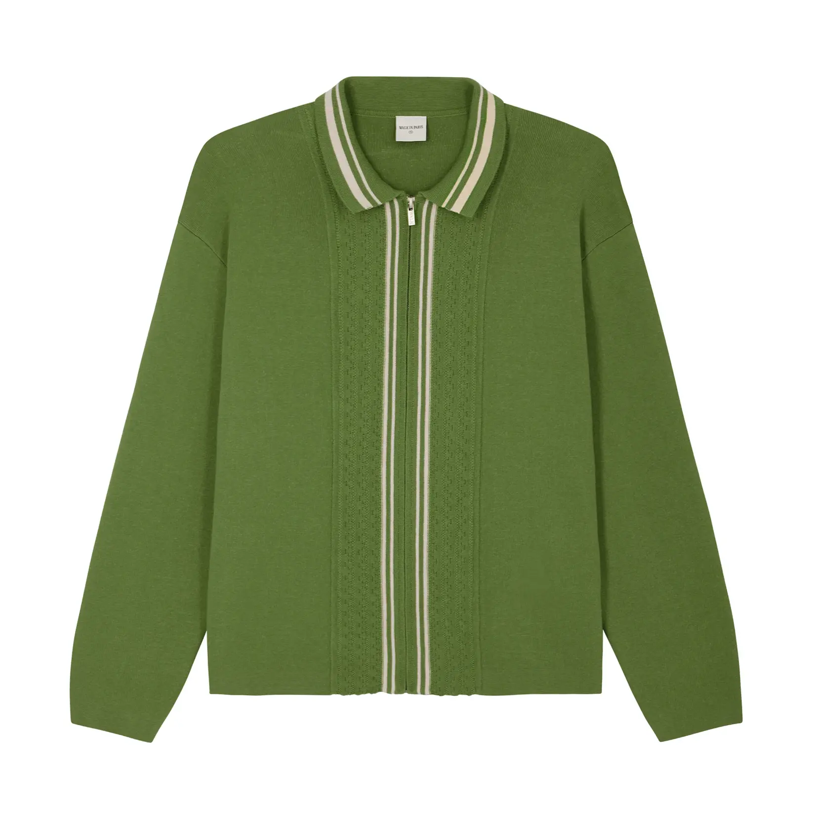 WALK IN PARIS WALK EMERALD KNITTED CARDIGAN