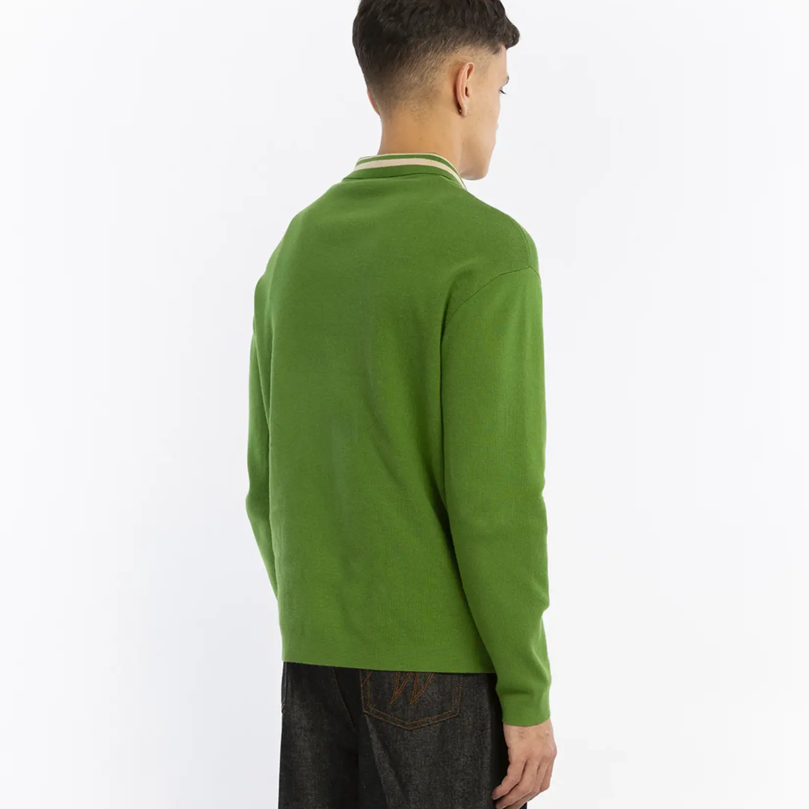 WALK IN PARIS WALK EMERALD KNITTED CARDIGAN