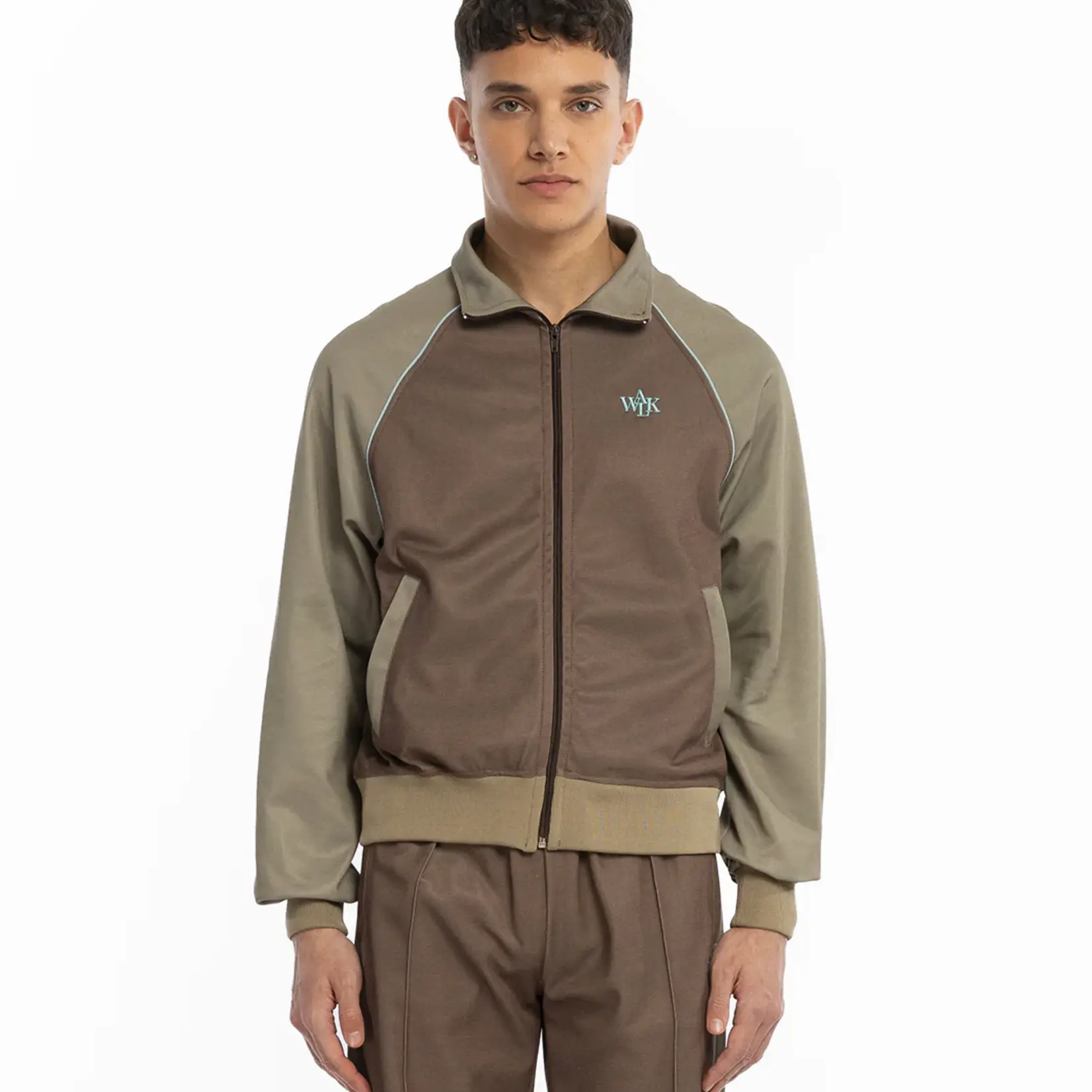 WALK IN PARIS WALK THE MAHOGANY TRACKSUIT JACKET