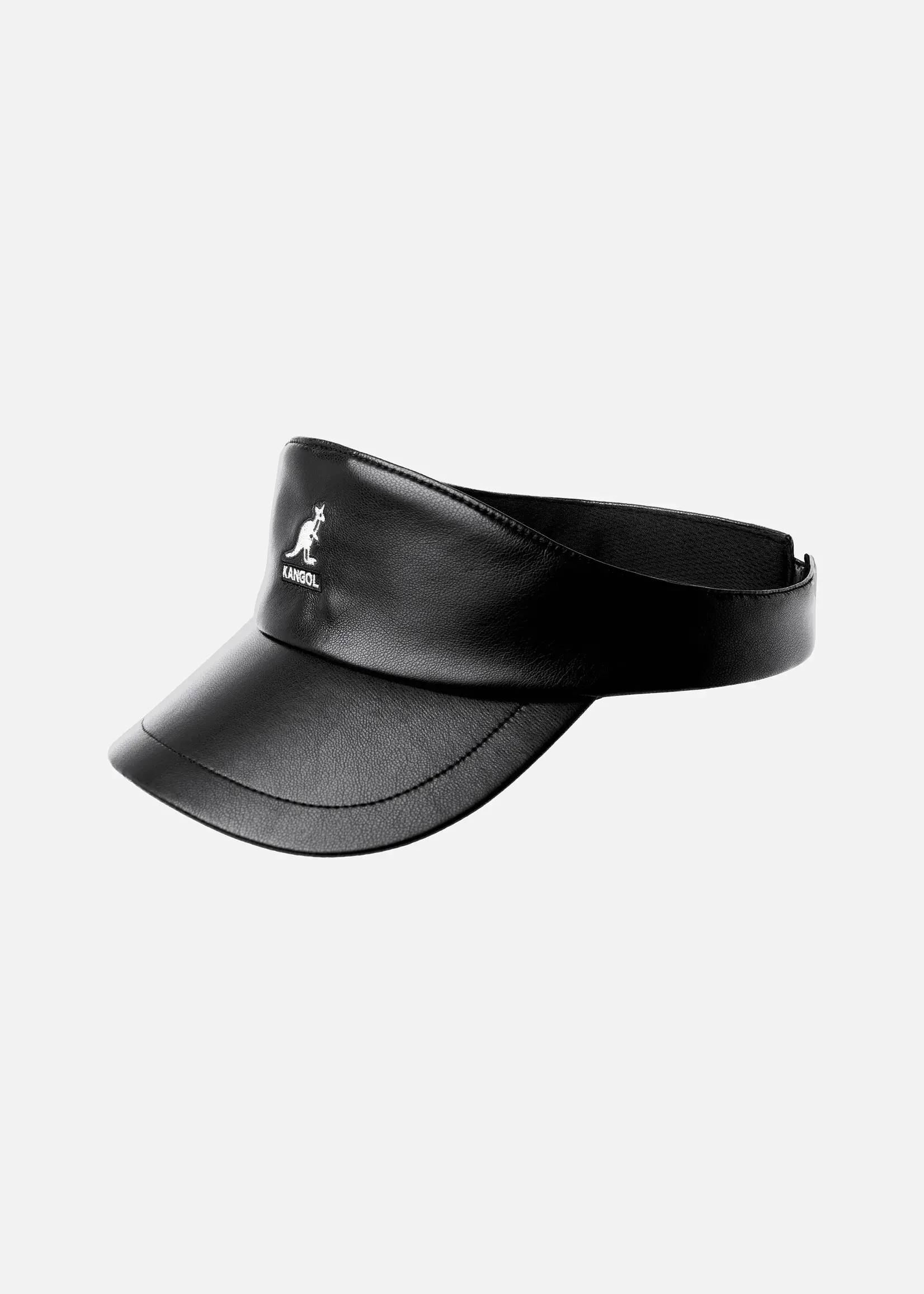 KANGOL KANGOL FAUX LEATHER VISOR