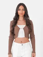 SIXTH JUNE W SIXTH JUNE LS RIBBED CARDIGAN