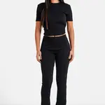 SIXTH JUNE W SJ TEXTURED PANTS