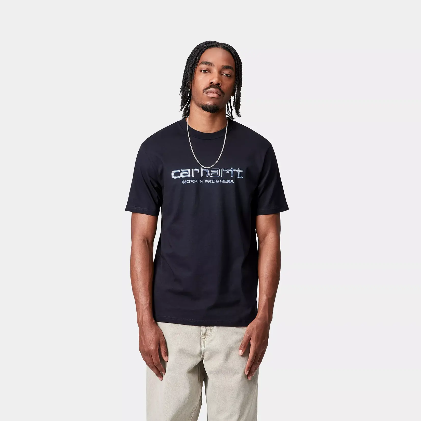 CARHARTT WIP S/S SOLAR CHROME SCRIPT T-SHIRT