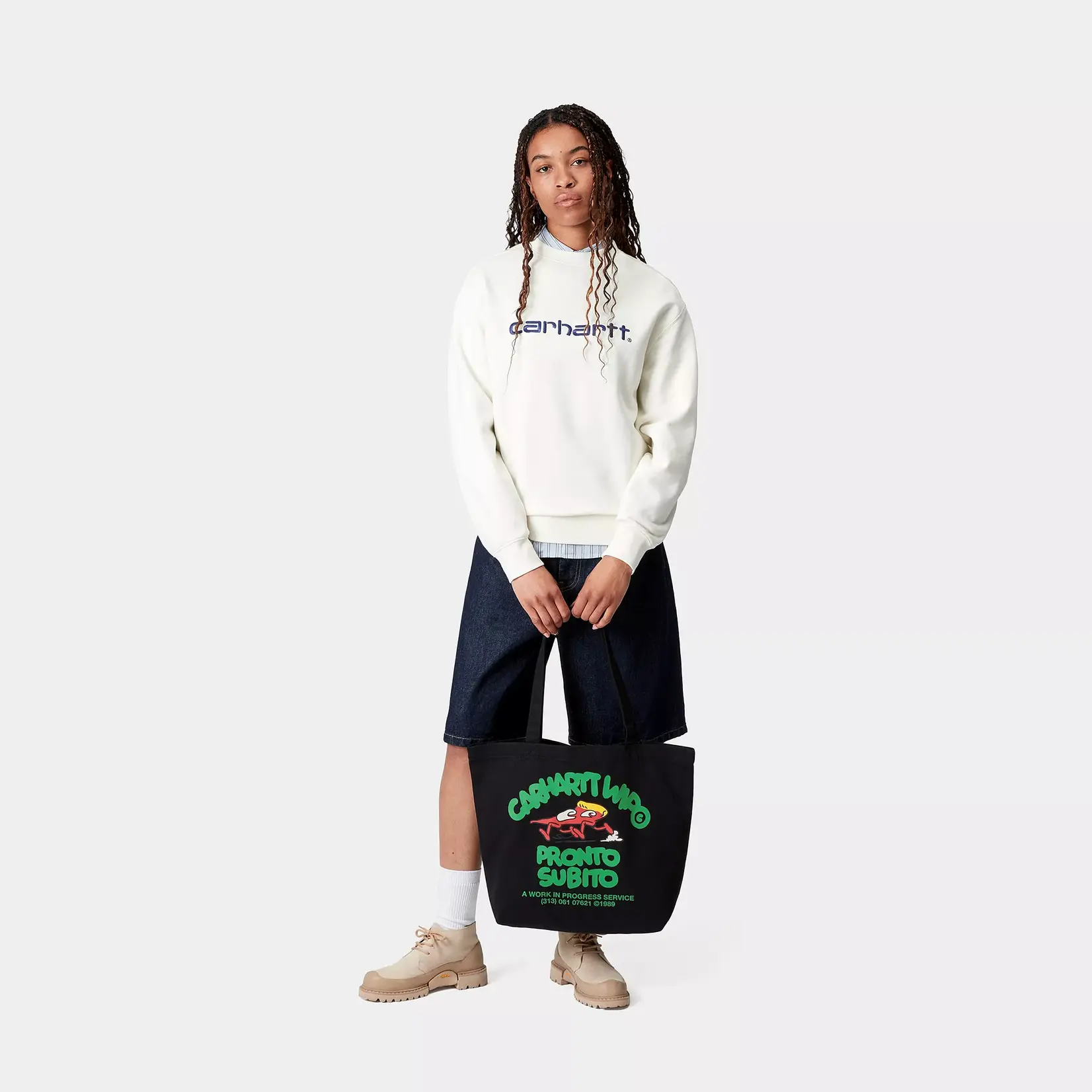 CARHARTT WIP CARHARTT CANVAS GRAPHIC TOTE