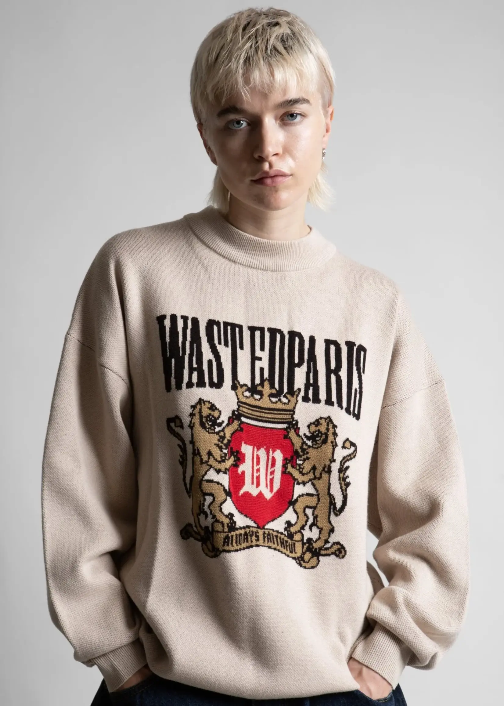 WASTED PARIS WP CREST SWEATER