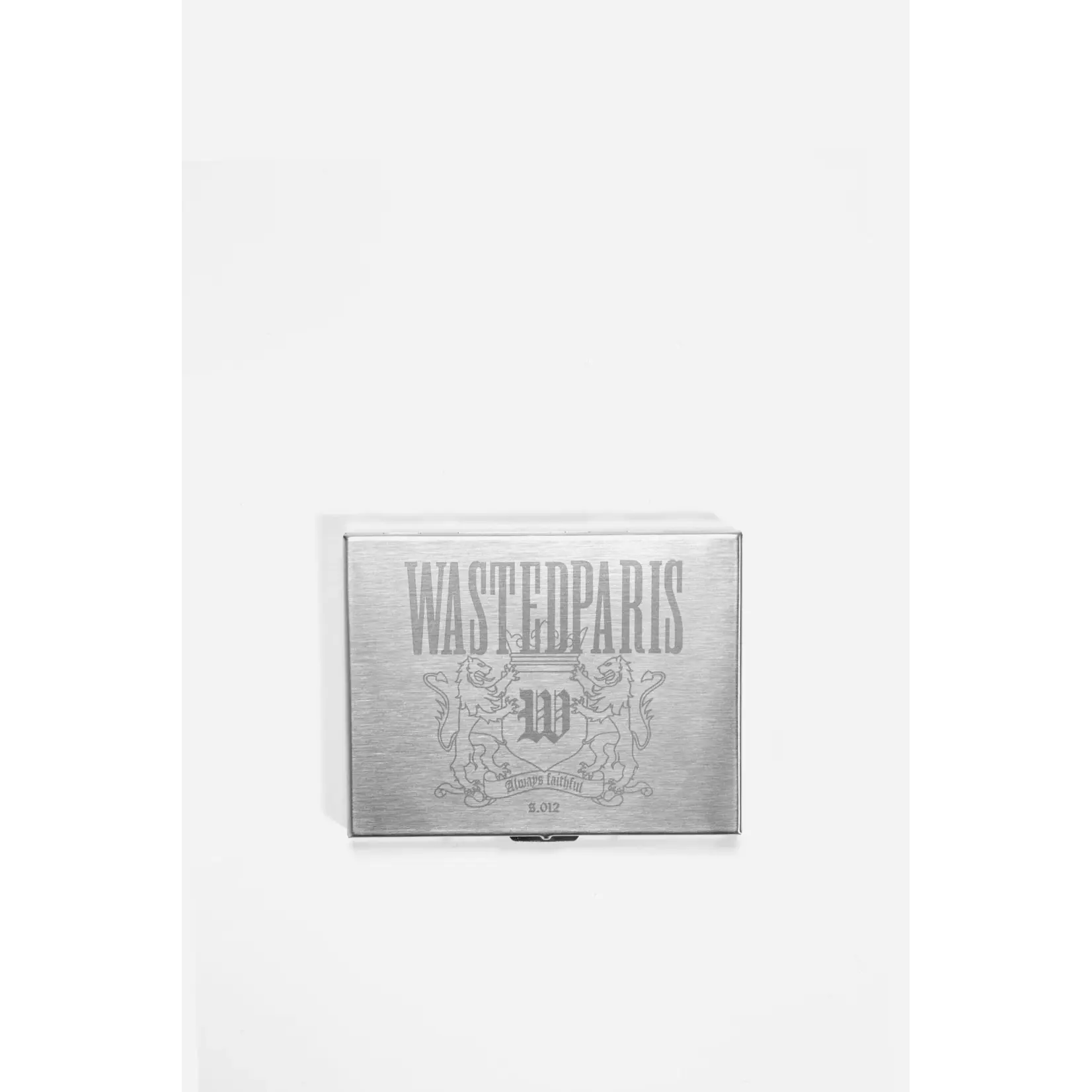 WASTED PARIS WASTED PARIS CREST METAL CIGARETTE CASE