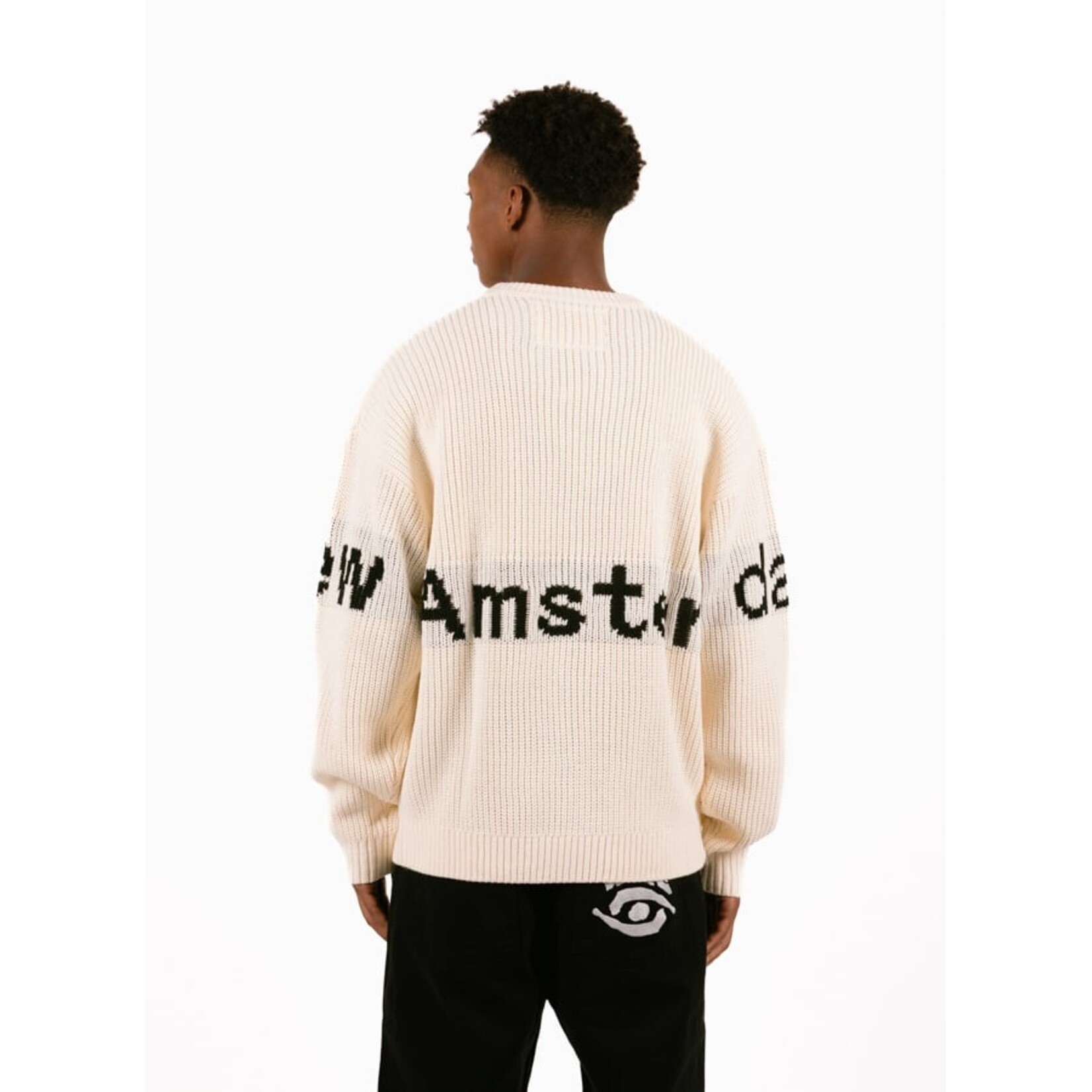 NEW AMSTERDAM SURF ASSOCIATION NEW AMSTERDAM NAME CREW KNIT