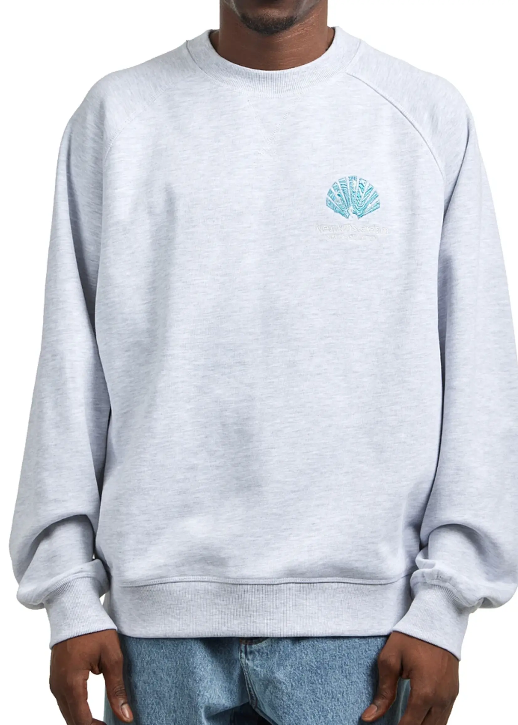 NEW AMSTERDAM SURF ASSOCIATION NEW AMSTERDAM SEA GLOW CREWNECK